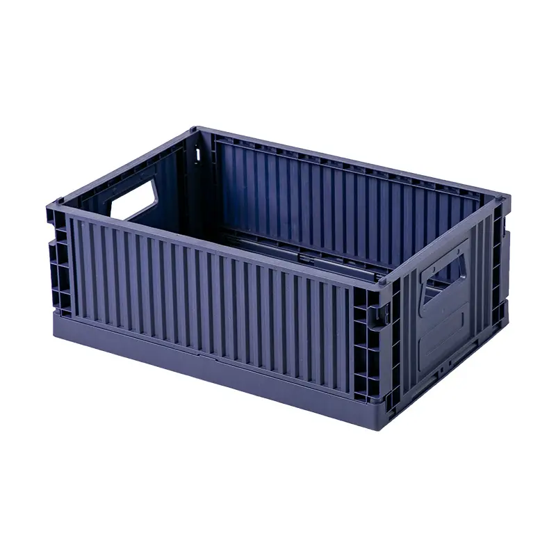 Hot Selling Large Capacity Stackable Crate Folding Storage Baskets