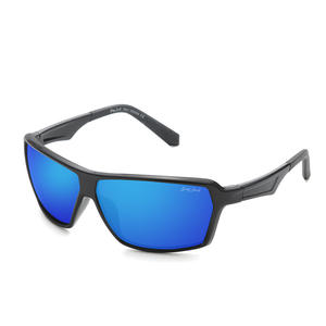 Lunettes de soleil sport grises Jack, monture TR90, verres polarisés UV400 TAC, design carré, style monture intégrale - Product Image 2