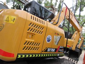 ใช้ Sany SY75C เครื่องขุดอุปกรณ์ก่อสร้างเครื่องจักรรถขุด - Product Image 6