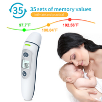 CE Approved Quick Measurement Instrument Digital Baby Infrared Forehead Ear Thermometer for Children