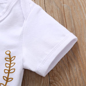 Conjunto de Ropa de 3 Piezas para Niña, con Lazo, Estilo Casual para Bebé, Venta al Por Mayor a Precio Económico en el Mercado Chino - Product Image 4