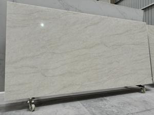 Losa Grande de Cuarzo Transparente con Aspecto de Mármol Taj Mahal de Alta Calidad de Fábrica de Vietnam para Revestimiento de Paredes - Product Image 5