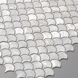 Mosaico di Alta Qualità in Madreperla Argentata di Forma Irregolare, Piastrelle per Pareti, Pavimenti, Scale, Moderno, Spessore 3mm, per Camera da Letto e Bagno - Product Image 3