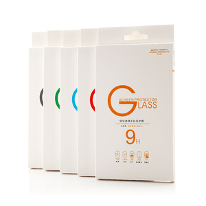 Gói bán lẻ hộp điện thoại bảo vệ màn hình Tempered Glass phim UV lợi thế miếng bọt biển dập nổi bao bì giấy hộp xem máy ảnh - Product Image 6