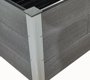 Bán buôn ngoài trời thiết kế Châu Âu WPC hoa <span class=keywords><strong>planter</strong></span> <span class=keywords><strong>DIY</strong></span> WPC Hộp hoa-bền & thân thiện với môi - Product Image 6