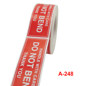 Miếng Dán Nhãn Cảnh Báo Dễ Vỡ Màu Đỏ Bán Sỉ Được Chăm Sóc Để Vận Chuyển Và Đóng Gói Nhãn Tự Dính - Product Image 5