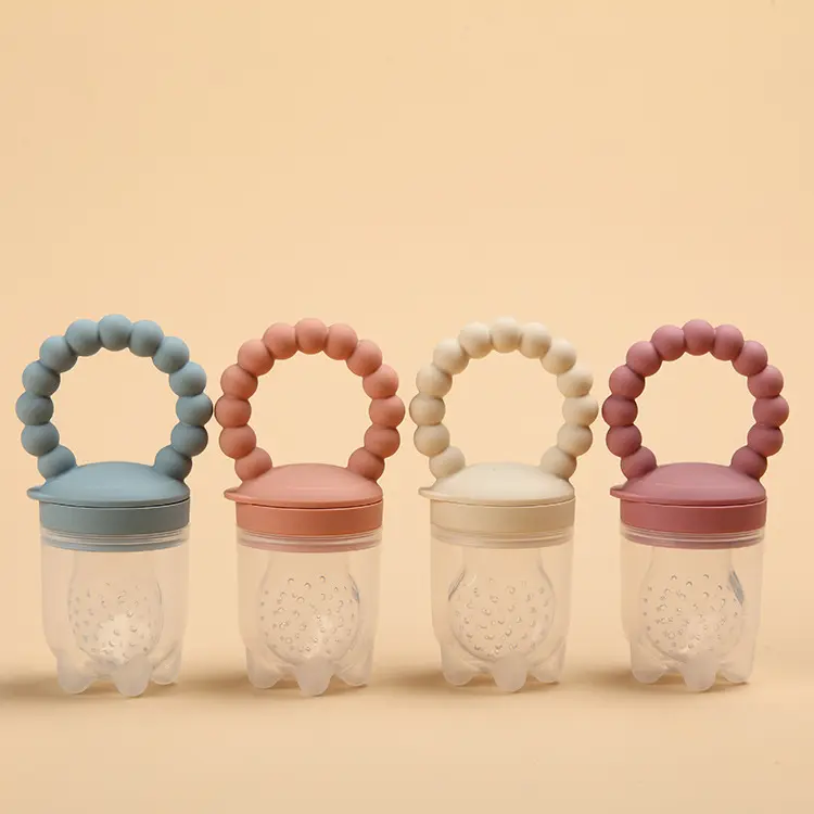 Bpa Free Food Grade Baby Fresh Fruit Nipple Feeder Silicone Baby Fruit Pacifier Feeder for Infant