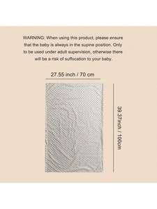 新しい秋と冬のスタイルのベビーブランケット。キュートでシンプルなデザインで、男の子と女の子の両方に適しています。CPC認定 - Product Image 6