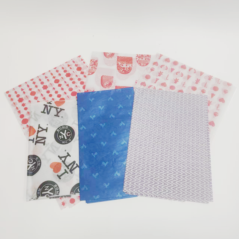 Product Packaging Printed Wrapping Paper Factory Price Custom Printing Gold Brand Logo Gifts Tissue Paper for Packing Paper
