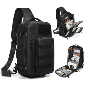 กระเป๋าคาดลำตัวแบบกันน้ำคุณภาพสูงจากอ็อกซ์ฟอร์ด พร้อมพอร์ตชาร์จ USB กระเป๋าหลายช่องสำหรับผู้ชาย - Product Image 1