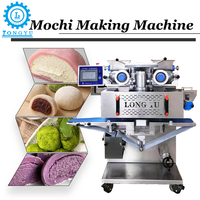 Machine à encruster automatique LongYu SV-380 pour Daifuku et Mochi aux fraises, 220V, en acier inoxydable 304, haute capacité, pour usine alimentaire