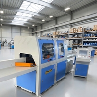 Automatique 20-160 °   Scie à bois angulaire pour rainurage et découpe à longueur fixe avec enclos de sécurité complet – Solution de découpe de bois CNC
