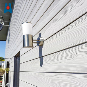 Hiện đại màu xám fibre xi măng Hội Đồng Quản trị không thấm nước hạt gỗ hiệu ứng Bảng điều chỉnh cho biệt thự bên ngoài bức tường Ốp mặt tiền nghệ thuật xây dựng - Product Image 6