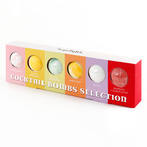 Fábrica personalizada de alta calidad comida regalo cóctel Fizz Bombs Mocktail Bombe cóctel comestible cóctel bomba bolas regalo conjunto para bebida - Product Image 1