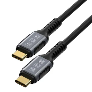 0.3m 0.5M 0.8m 1m 1.8m 2m usb4 Gen3 Loại C để Loại C Cáp dữ liệu tốc độ cao 40gbps PD 3.0 3.1 100W 240W usb4 Cáp sạc nhanh