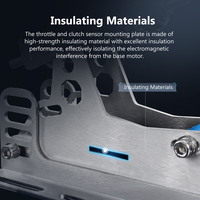 Pedales de Carreras SIMSONN de Alta Calidad con Volante Compatible con Simulador de Carreras para PC, Incluye Joysticks y Controles de Juego