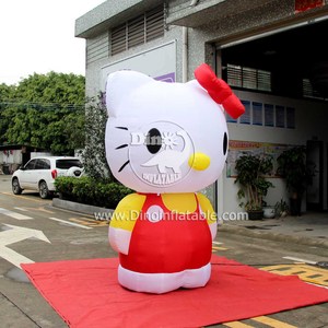 Tùy chỉnh Inflatable <span class=keywords><strong>Hello</strong></span> <span class=keywords><strong>Kitty</strong></span> Inflatable phim hoạt hình mèo PVC bạt hoặc Oxford vải không khí <span class=keywords><strong>Hello</strong></span> <span class=keywords><strong>Kitty</strong></span> cho quảng cáo - Product Image 2