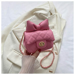 Son küçük kızlar prenses çantalar çocuklar için sevimli dantel yay çapraz vücut çanta çanta yürümeye başlayan çantalar - Product Image 2