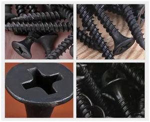 Vis à cloison sèche Twinfast à filetage fin, tête trompette à embase cruciforme pour fixation de profilés légers en acier - Vente en gros usine - Product Image 4