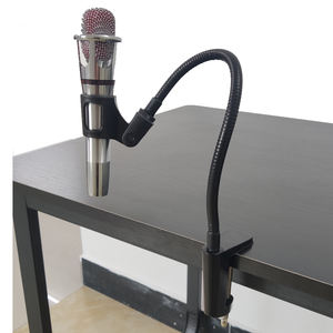 Support de Microphone Flexible à col de cygne, avec pince de bureau, équipement pour <span class=keywords><strong>Studio</strong></span> de diffusion et diffusion en direct - Product Image 3