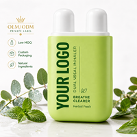 Inhalador Nasal Doble de Aromaterapia Natural OEM con Doble Orificio para Aumentar la Concentración y la Velocidad Mental