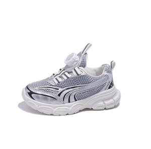 Zapatillas Deportivas Casuales con Hebilla Giratoria y Malla Transpirable para Niños y Niñas, Tallas 27-37 - Product Image 1