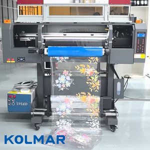 KM-TU60F4 công nghệ mới nóng bán <span class=keywords><strong>3D</strong></span> thêu UV dtf máy in 60cm 4 đầu tôi 3200 tất cả trong một máy in dệt UV - Product Image 2