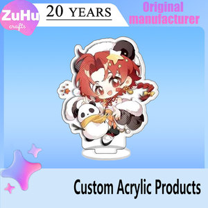 Support en acrylique mini QR avec impression numérique anime HD, design créatif, logo personnalisé DIY, artisanat en plastique à effet d'impression numérique anime - Product Image 1