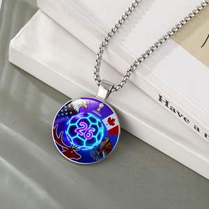 Collar con Colgante de Cadena de Cobre del Trofeo Jules <span class=keywords><strong>Rimet</strong></span> 2026, Estados Unidos, Canadá, México, Accesorio de Mercancía para Fanáticos del Fútbol Unisex - Product Image 4