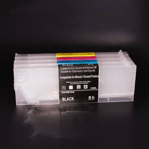 Supercolor 220ML/PC pour <span class=keywords><strong>cartouche</strong></span> d'<span class=keywords><strong>encre</strong></span> rechargeable UV Roland avec puce permanente pour Roland VersaUV LEC-540/330/LEC-300/640 - Product Image 1