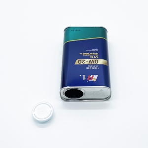 Envases Vacíos para Aceite de Motor de Automóvil, Latas Rectangulares de Hojalata de 1 Litro para Lubricante con Impresión Offset Personalizada - Product Image 4