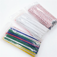 Nettoyeurs de pipe à tabac en fil et coton, 4 mm x 6 pouces, à point rouge droit, personnalisables, directement de l'usine, pour le nettoyage des pipes à fumer