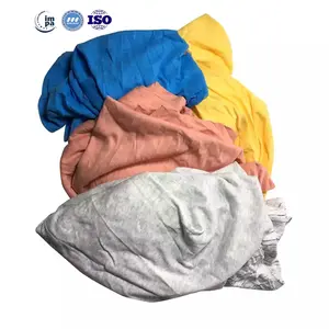 100% coton sueur peinture boule de chiffons qualité utilisé chiffon absorbant nettoyage coton chiffons exportation vêtements