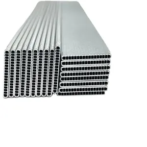 Diskon Besar Tabung Radiator Aluminium Datar Microchannel Kecil 17 Lubang 17.5*1.8 Saluran Mikro untuk Digunakan