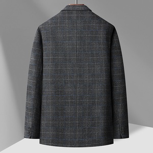 185-215 <span class=keywords><strong>chaqueta</strong></span> acolchada de algodón de <span class=keywords><strong>talla</strong></span> <span class=keywords><strong>grande</strong></span> para hombre para Otoño Invierno de gran tamaño grueso transpirable cálido <span class=keywords><strong>traje</strong></span> informal cierre de botones - Product Image 3