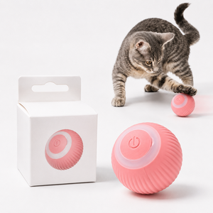 Cute <b>Interactive</b> Training Self-moving ABS & Silicone Catnip <b>Toys</b> for <b>Cats</b> Electric Automatic Rolling Smart Exercise <b>Toy</b> - Product Image 4