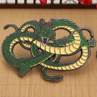 Broche Dragon Ball Z, Badge Anime, Clip d'écharpe élégant, Accessoire de mode, Cadeau unique pour la famille, les amis et les amoureux
