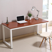 Bureau d'ordinateur portable extensible en bois pour bureau à domicile avec pieds en acier, design moderne, qualité commerciale