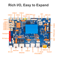 Placa base de desarrollo Liontron, placa base rk3568 Debian 10 Android 11 con RS485, placa de circuito 4G lTE de inserción, Linux Edge Smar