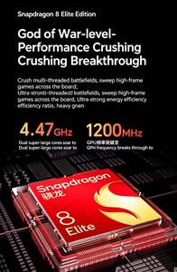 Téléphone Honor GT Pro 5G, Snapdragon 8 Gen3, 16 Go + 1 To, écran FHD de 6,78 pouces, batterie de 7200 mAh, triple appareil photo 50 MP avec OIS, zoom optique 3x, double - Product Image 5