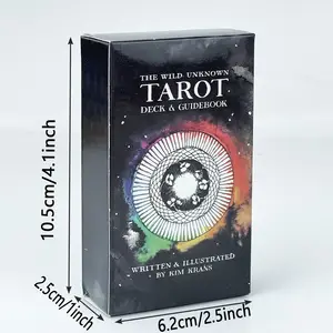 Карточная колода карт Таро С путеводителем дикая неизвестная игра карт Таро