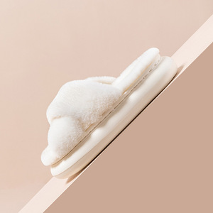 Punta aperta da <span class=keywords><strong>donna</strong></span> inverno per pantofole autunno/inverno per interni esterni antiscivolo per la casa per pantofole con cotone spesso maternità - Product Image 4