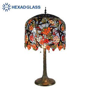 Images personnalisées imprimées numériquement en gros imprimées <span class=keywords><strong>sur</strong></span> des feuilles de vitraux de sécurité trempées en <span class=keywords><strong>verre</strong></span> trempé pour lampe - Product Image 1