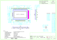 Module d'affichage LCD à segments STN personnalisé, écran LCD COB 128x64, rétroéclairage LED 3,3 V, affichage monochrome pour équipement industriel