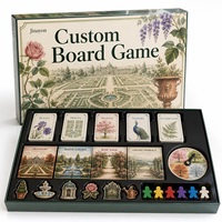 Jeu de société personnalisé Éco-responsable Jardins Historiques Européens avec papier recyclable pour la planification de la conservation et la stratégie des itinéraires culturels