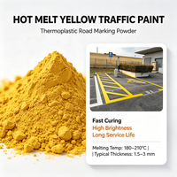 Expédition rapide, couleur personnalisable, peinture en poudre pour marquage routier à chaud, application spéciale pour marquage des voies d'accès incendie