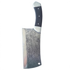 Couteau de boucher artisanal 2026 en acier à haute teneur en carbone, manche en bois personnalisé, embout en acier, couteau de cuisine professionnel en acier au carbone - Product Image 2