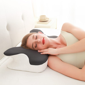 <span class=keywords><strong>Oreiller</strong></span> thérapeutique en mousse à mémoire de forme tissée en forme de papillon, soutien zoné 6D, orthopédique pour le cou, sommeil profond, ergonomique, vente en gros - Product Image 4
