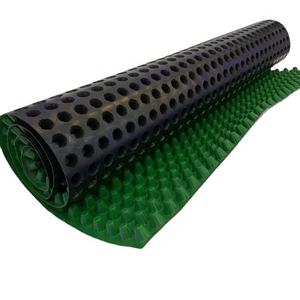 ホットセール 黒緑色 凸型排水板 グリーンルーフトレイ 排水シート 排水セル 排水マット - Product Image 1