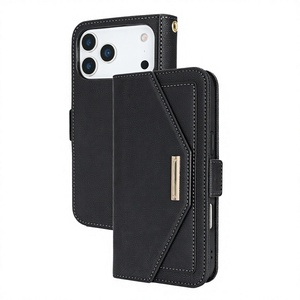 Custodia a Portafoglio in Pelle PU con Slot per Carte, Specchio e Laccetto a Tracolla per <span class=keywords><strong>iPhone</strong></span> 17 16 15 <span class=keywords><strong>14</strong></span> 11, Cover Magnetica con Supporto e Chiusura a Flip - Product Image 5
